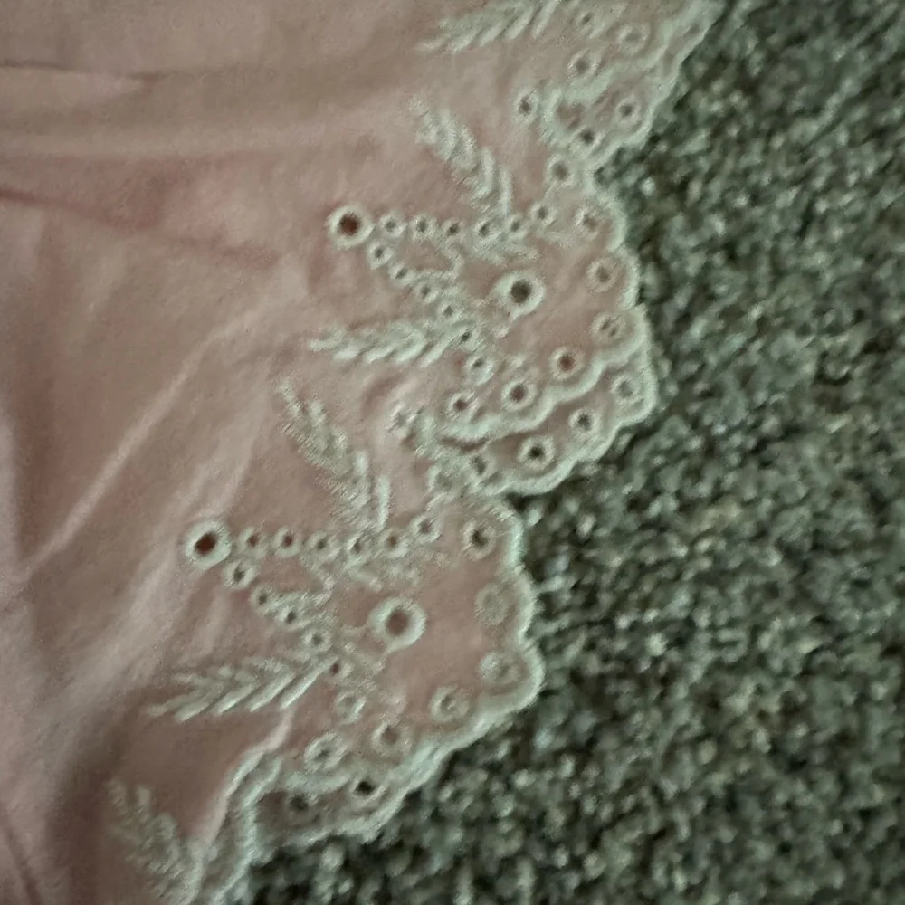 Baby Gap Blush Pink Eyelet Flutter Sleeve Smocked Dress 18-24M